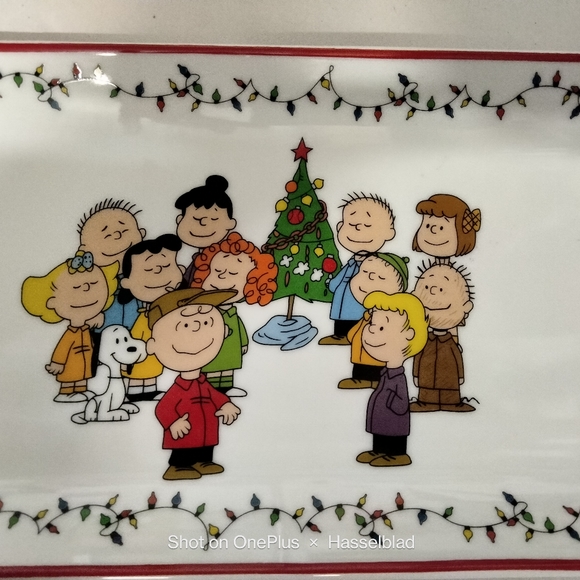 Peanuts Christmas platter - Picture 2 of 3